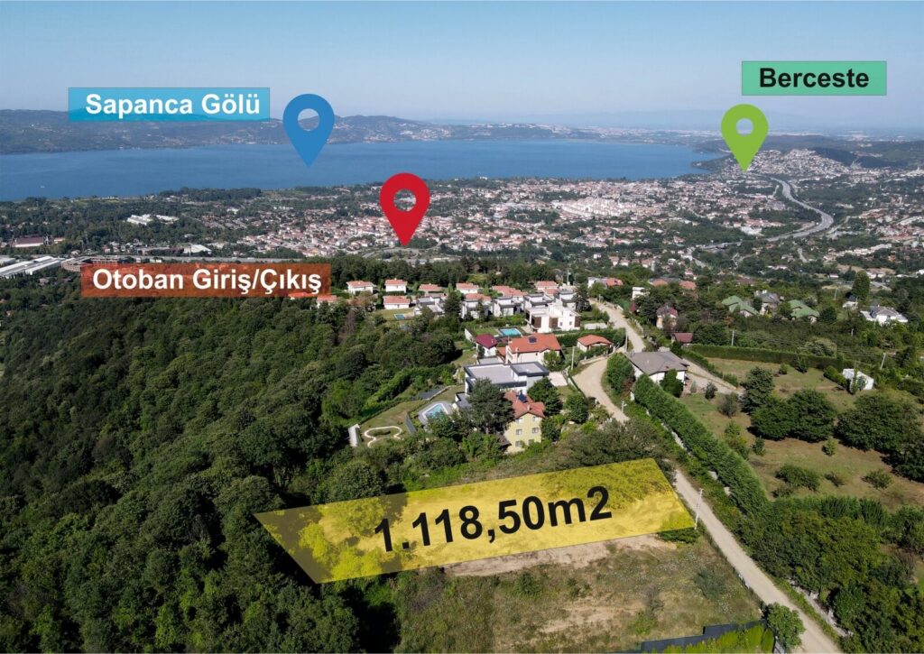 BEYKENT'TEN Sapanca Güldibi 1.118 M² İmarlı Arsa — 2. fotoğraf