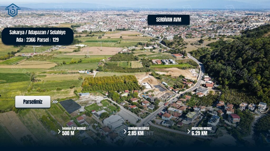 BEYKENT'TEN SERDİVAN SELAHİYEDE ARSA — 3. fotoğraf